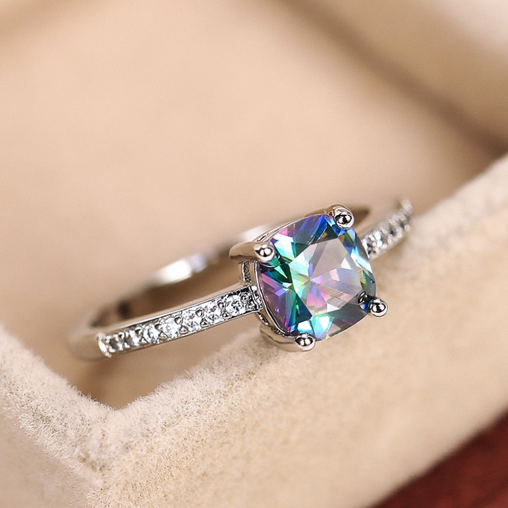 Ring Band Elegant Engagement Jewelry Rings