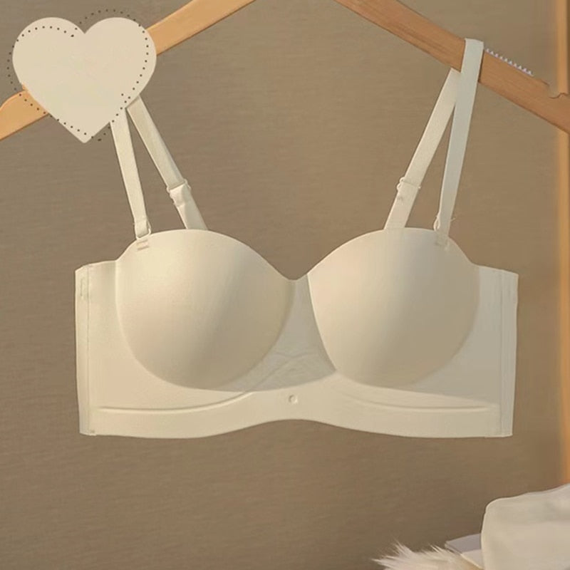 Sexy Strapless Push-Up Underwear No Steel Ring