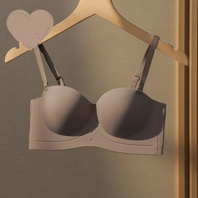 Sexy Strapless Push-Up Underwear No Steel Ring