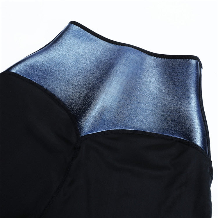 Women's Abdomen Control Hip Lift Trousers Sports Sweating Sauna Pants Plus Size