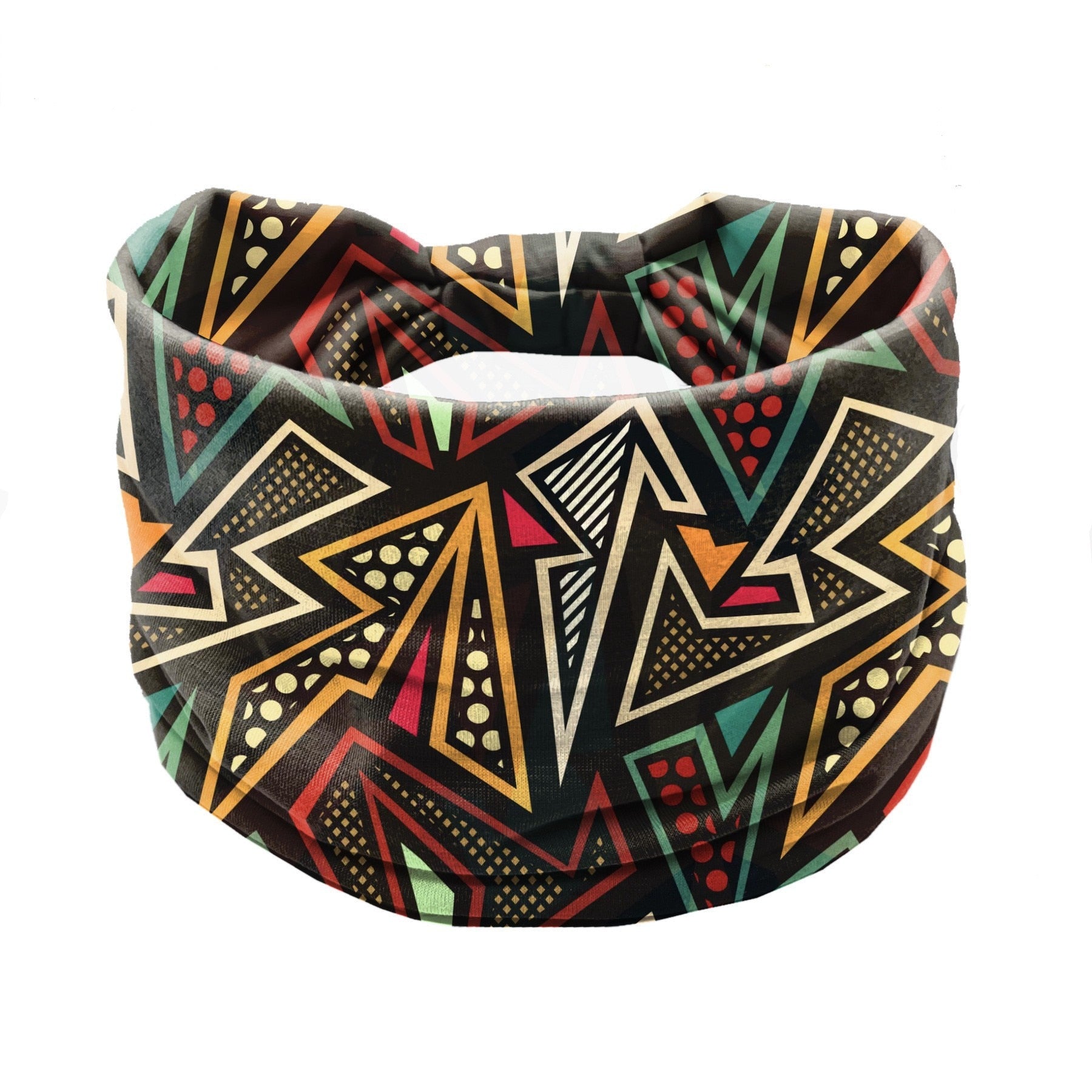 New African Pattern Print Wide Headband for Women Twist Style Hair Bandanas Head Wrap Elastic Headwear Turban Girls Accessories