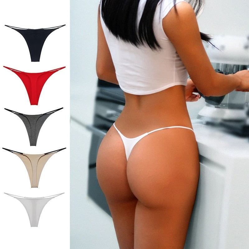 Women Panties Lingerie Sexy G Strings Low-Rise Thong Panties Female