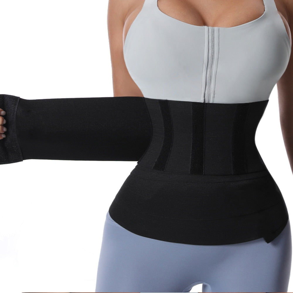 Waist Bandage Wrap Trimmer Belt Waist Trainer Body Shapewear Tummy Woman Flat Belly Slimming Gain Postpartum Sheath Belt Corset